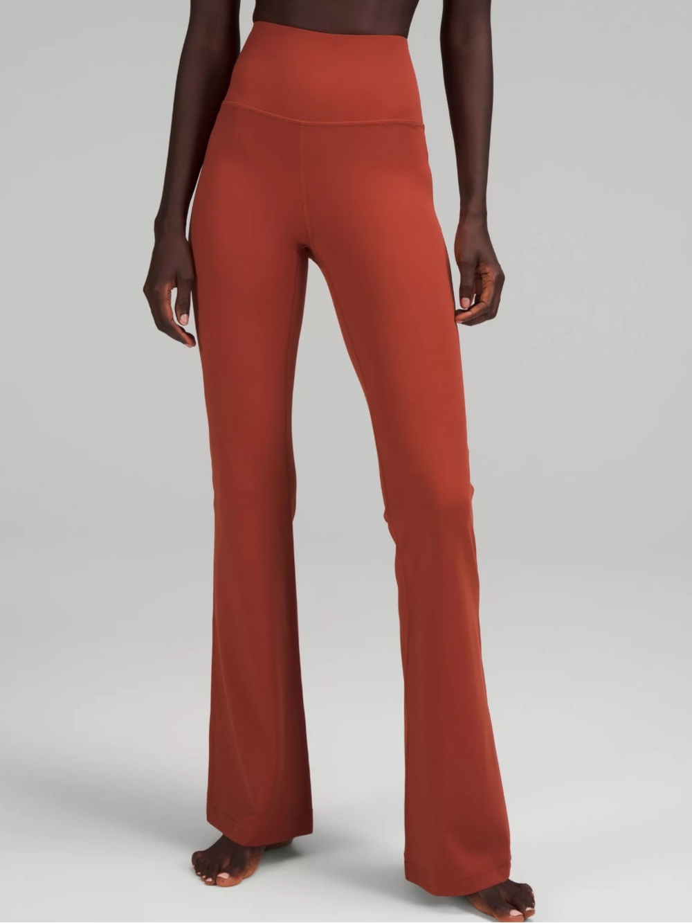 Lululemon Groove Nulu High-Rise Flared Pant in Cayenne Size 6